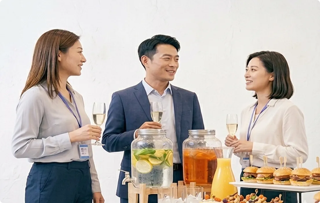 Corporate canteen catering service Singapore colleagues